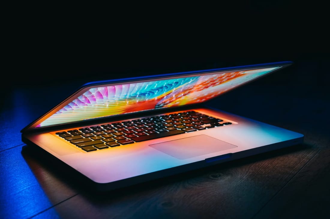 A laptop computer